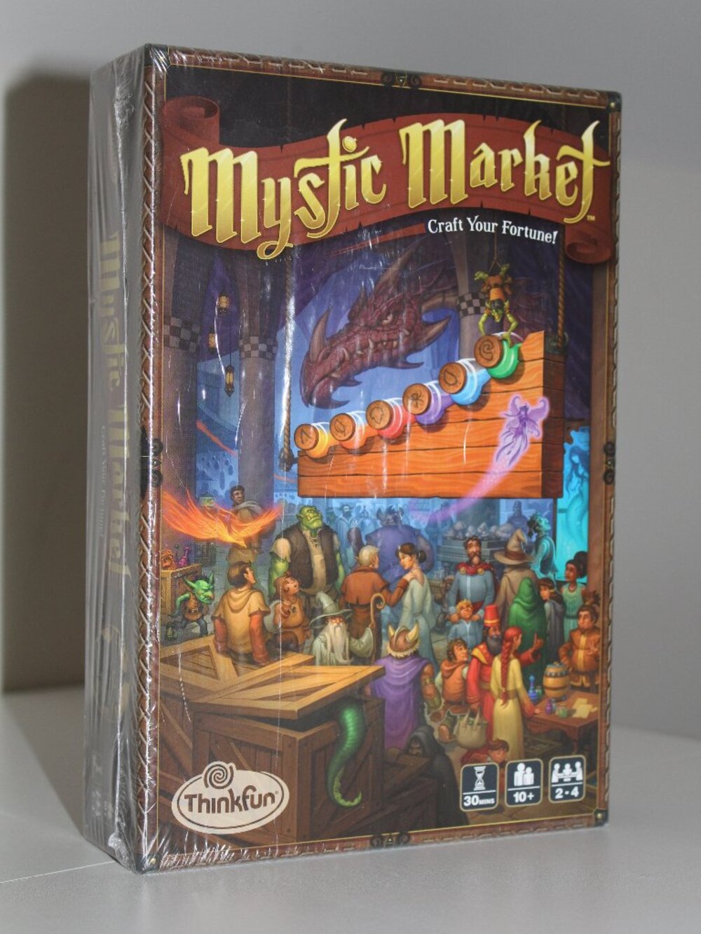 Think Fun Mystic Market Craft Your Fortune Board Game BRAND NEW SEALED